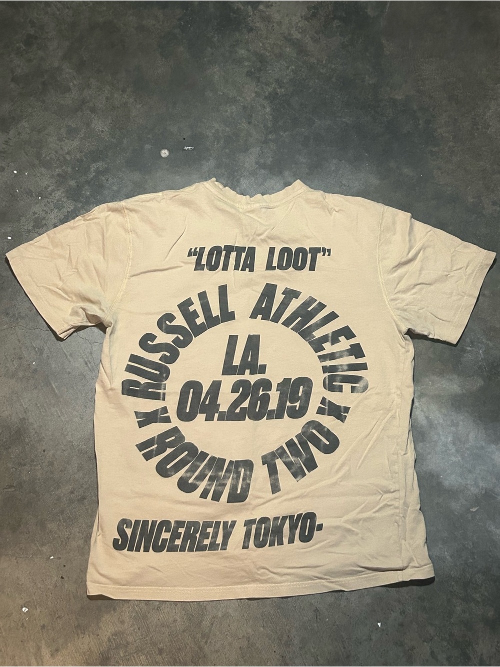 Russell Athletic “Lotta Loot - Sincerely Tokyo” Short Sleeve T-Shirt